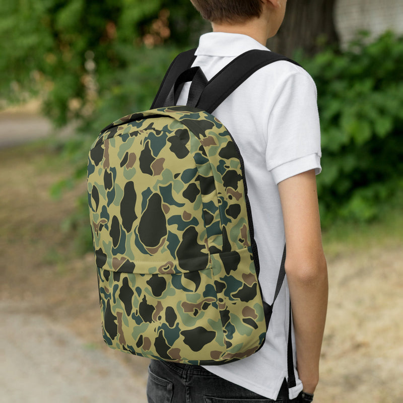 CAMO HQ - Frog Skin Olive Canopy CAMO Backpack
