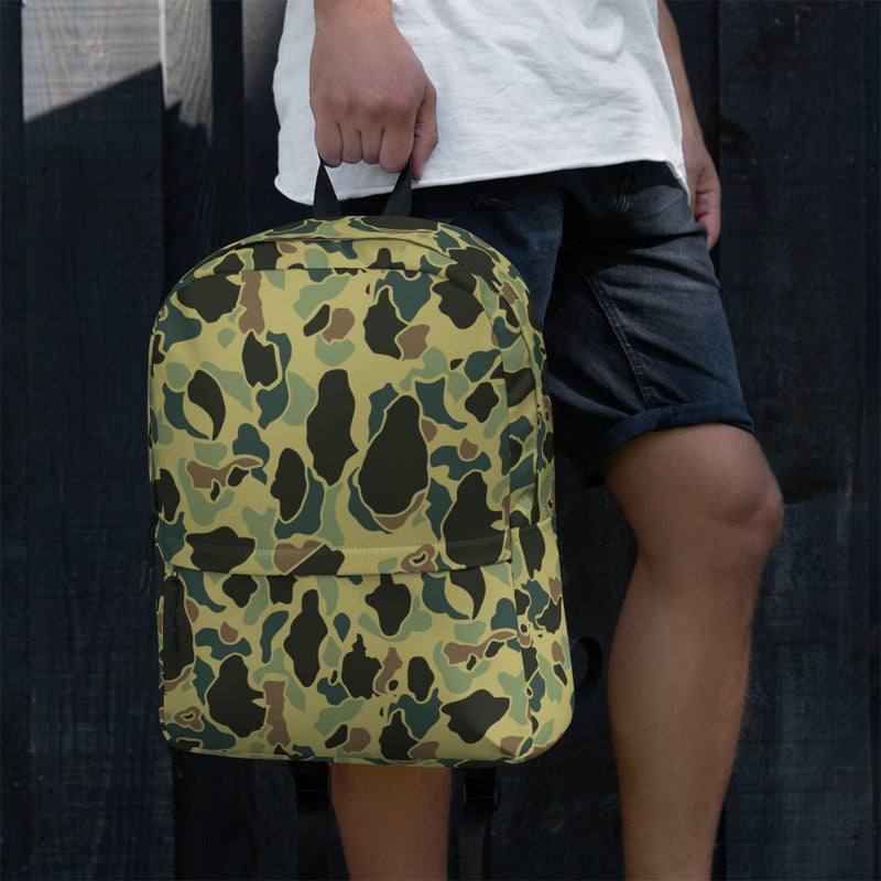 CAMO HQ - Frog Skin Olive Canopy CAMO Backpack