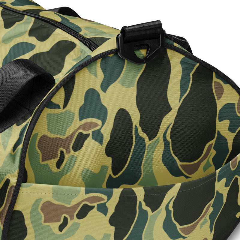 Frog Skin Olive Canopy CAMO Gym Bag
