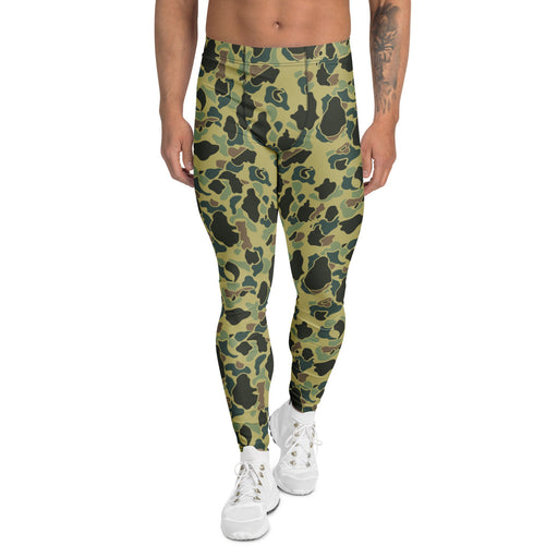 Frog Skin Olive Canopy CAMO Mens Leggings - XS - Men
