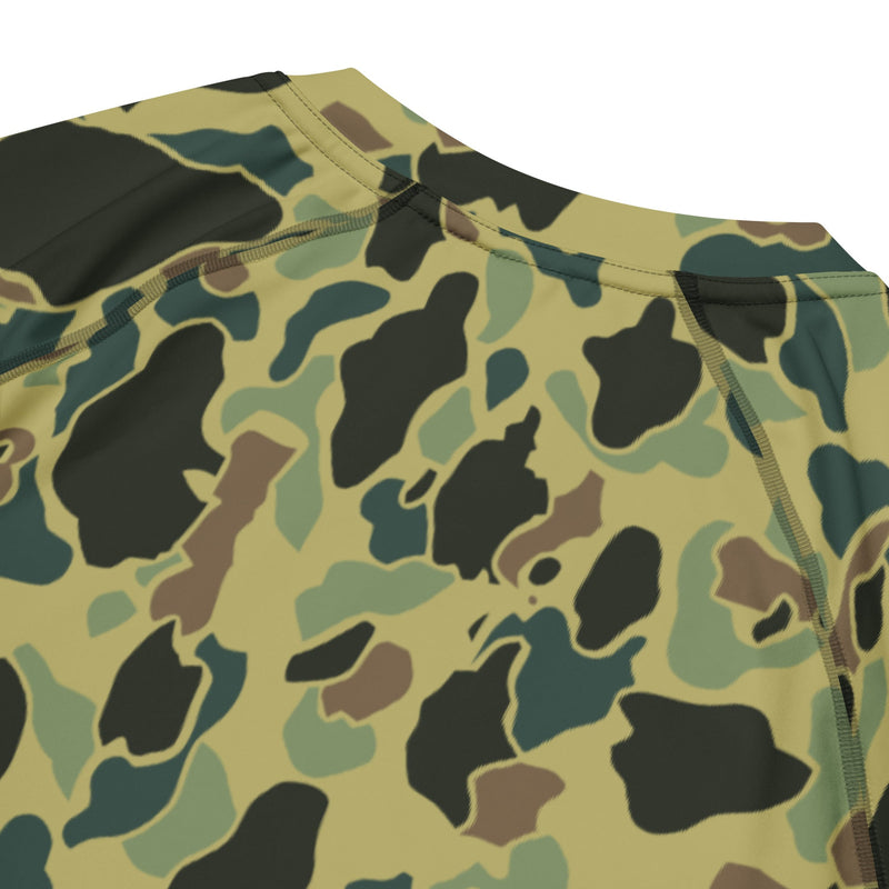 Frog Skin Olive Canopy CAMO Mens Short-Sleeve Rash Guard - SS