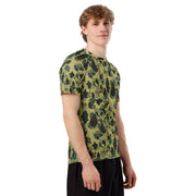 Frog Skin Olive Canopy CAMO Mens Short-Sleeve Rash Guard - SS