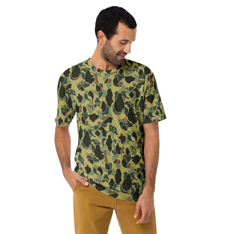 Frog Skin Olive Canopy CAMO Mens T-Shirt - Shirt - Tee