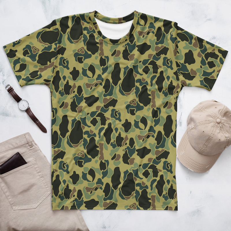 Frog Skin Olive Canopy CAMO Mens T-Shirt - XS - Shirt - Tee