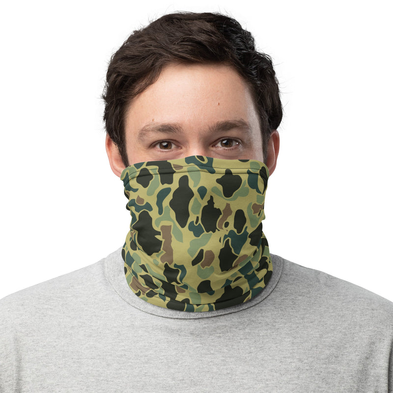 Frog Skin Olive Canopy CAMO Neck gaiter - Head