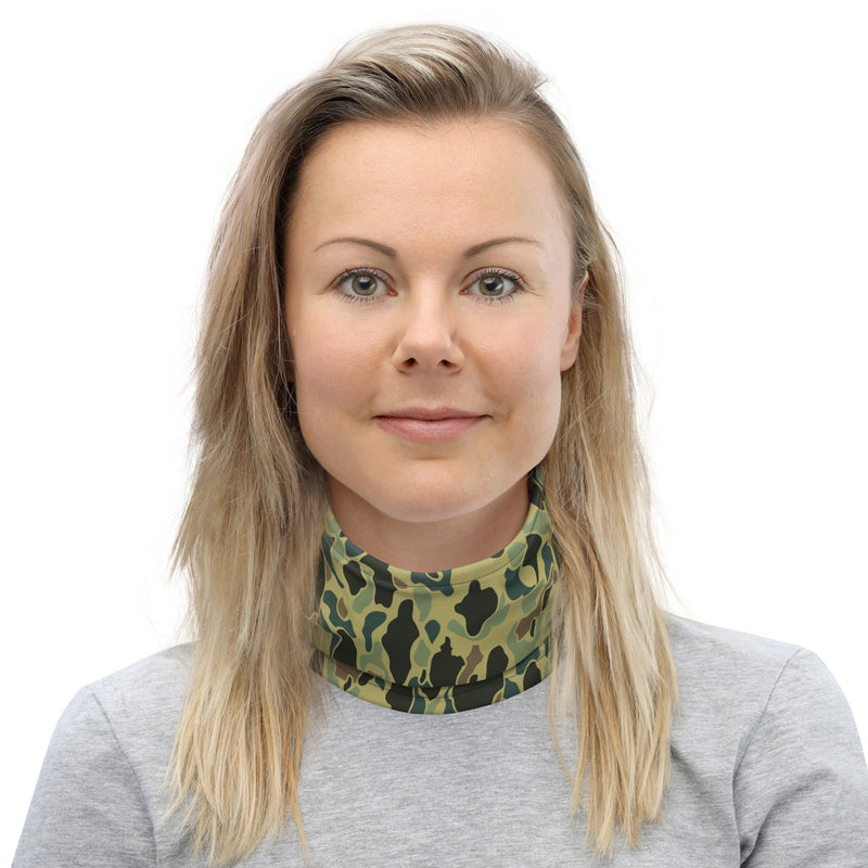 Frog Skin Olive Canopy CAMO Neck gaiter - Head