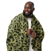Frog Skin Olive Canopy CAMO Sherpa Blanket