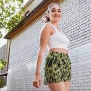 Frog Skin Olive Canopy CAMO Unisex Athletic Shorts