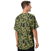 Frog Skin Olive Canopy CAMO Unisex Baseball Jersey