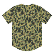 Frog Skin Olive Canopy CAMO Unisex Baseball Jersey