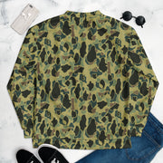 Frog Skin Olive Canopy CAMO Unisex Bomber Jacket