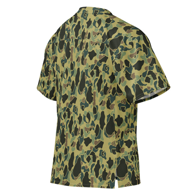 Frog Skin Olive Canopy CAMO Unisex Football Jersey