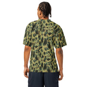 Frog Skin Olive Canopy CAMO Unisex Football Jersey