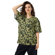 Frog Skin Olive Canopy CAMO Unisex Football Jersey
