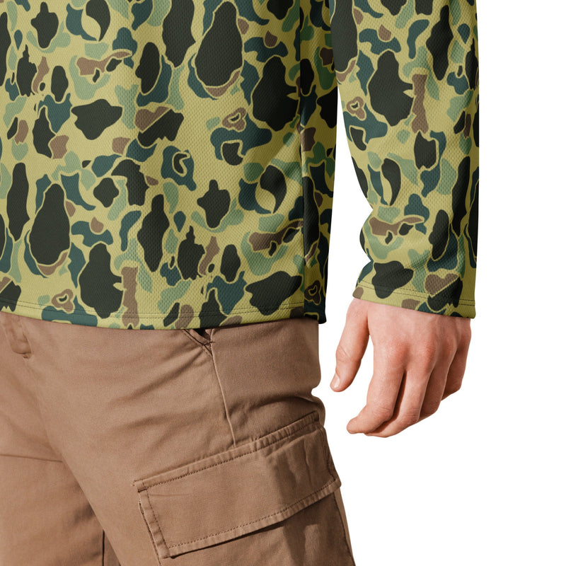 Frog Skin Olive Canopy CAMO Unisex Hockey Fan Jersey