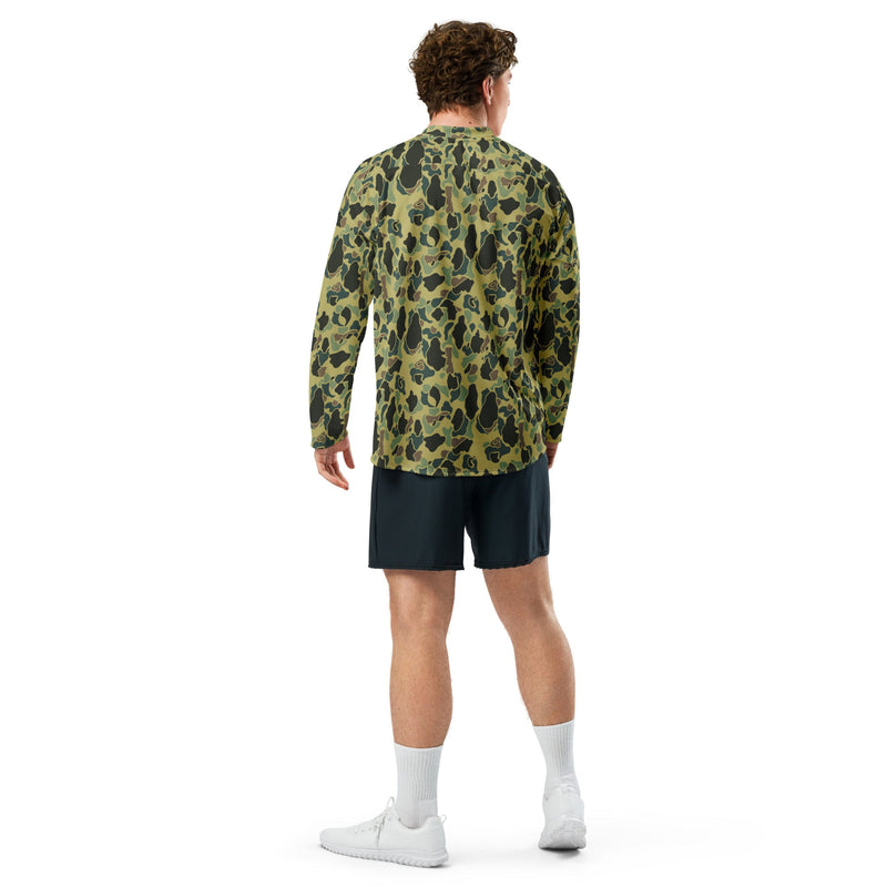 Frog Skin Olive Canopy CAMO Unisex Hockey Fan Jersey