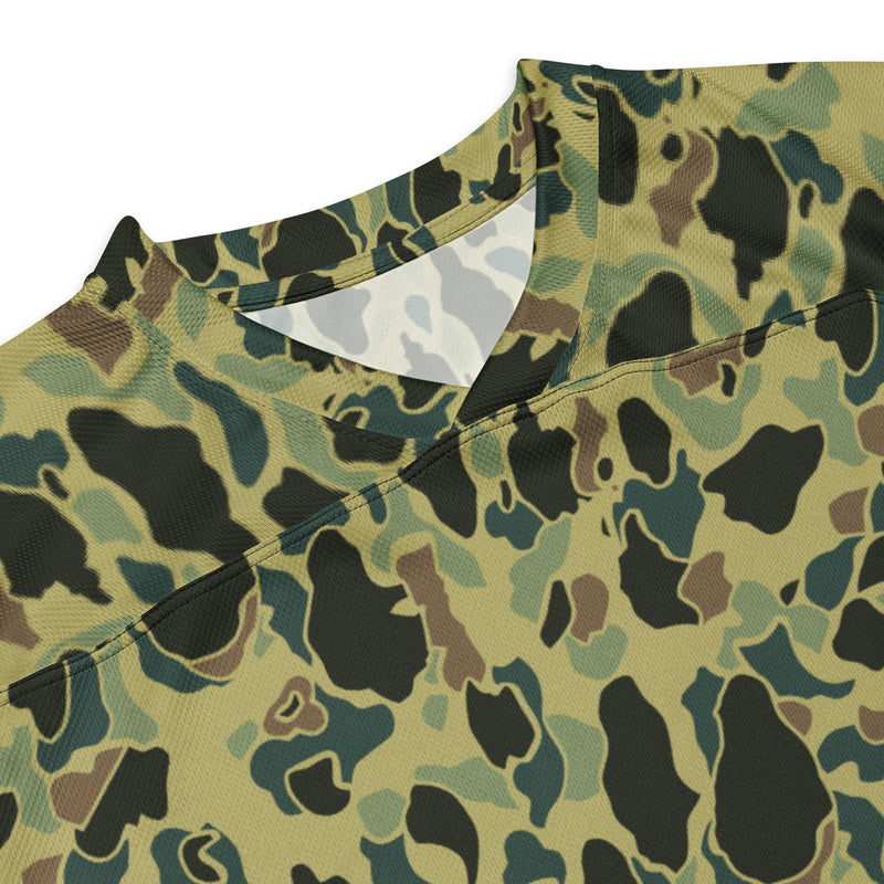 Frog Skin Olive Canopy CAMO Unisex Hockey Fan Jersey
