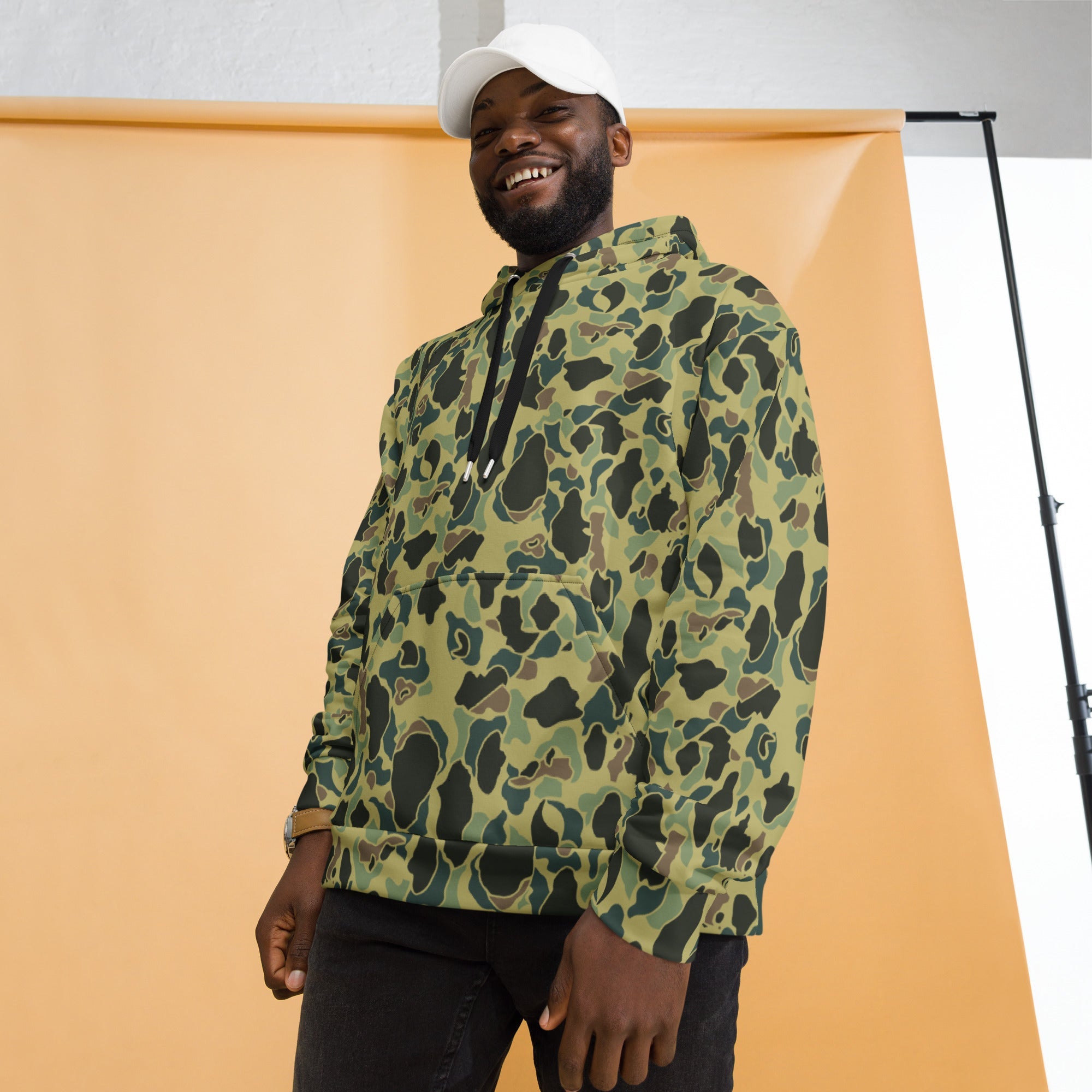 CAMO HQ - Frog Skin Olive Canopy CAMO Unisex Hoodie - Worldwide