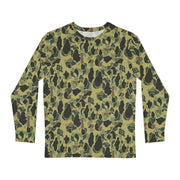 Frog Skin Olive Canopy CAMO Unisex Long-Sleeve Shirt - XS