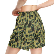 Frog Skin Olive Canopy CAMO Unisex Mesh Shorts
