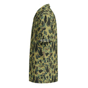 Frog Skin Olive Canopy CAMO Unisex Short-Sleeve Button Shirt - Button-Up