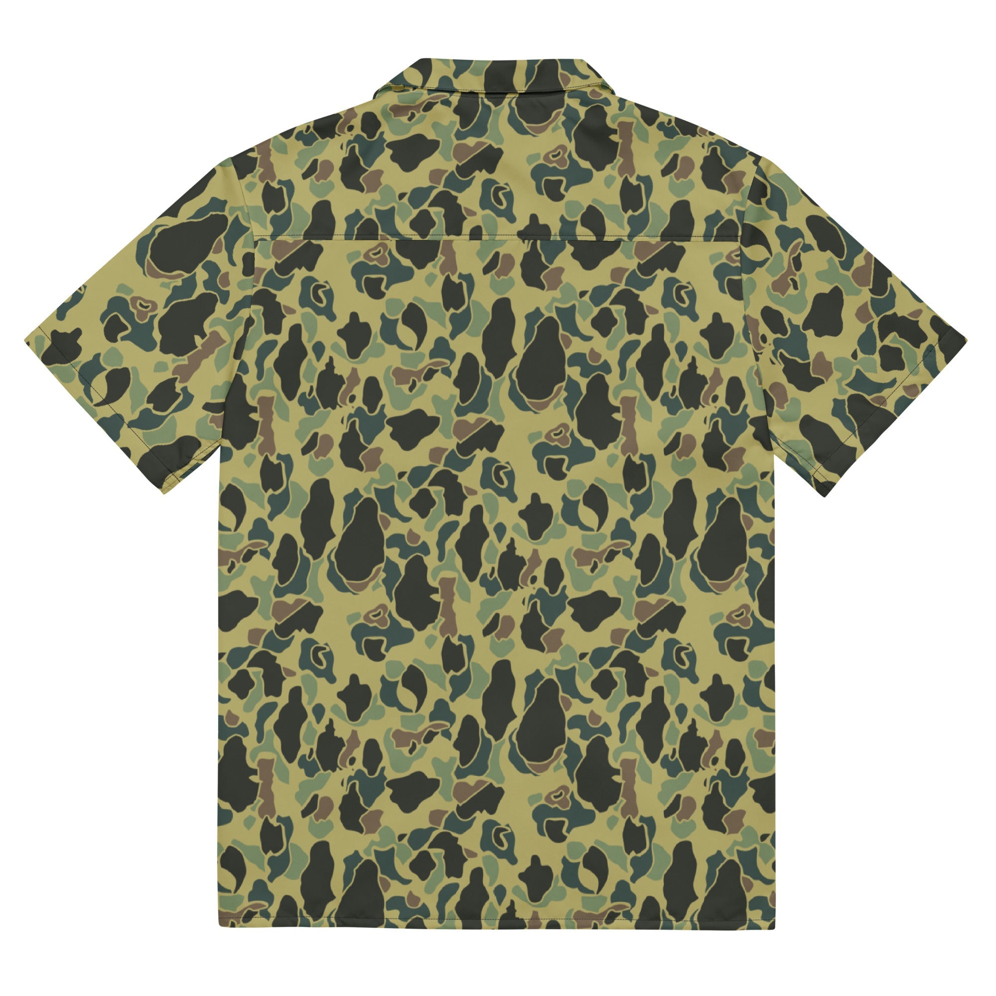 CAMO HQ - Frog Skin Olive Canopy CAMO Unisex Short-Sleeve Button