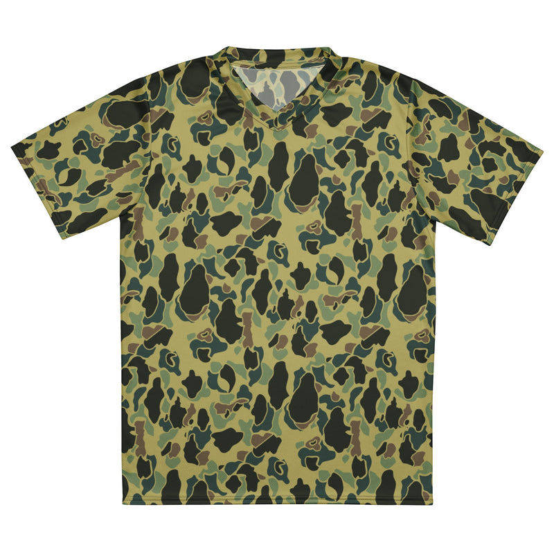 Frog Skin Olive Canopy CAMO Unisex Sports Jersey