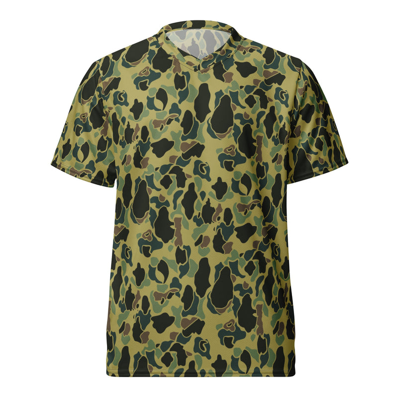 Frog Skin Olive Canopy CAMO Unisex Sports Jersey