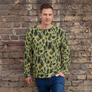 Frog Skin Olive Canopy CAMO Unisex Sweatshirt - XS