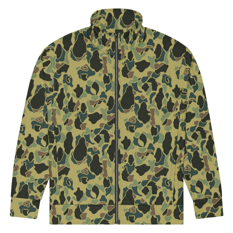 Frog Skin Olive Canopy CAMO Unisex Track Jacket