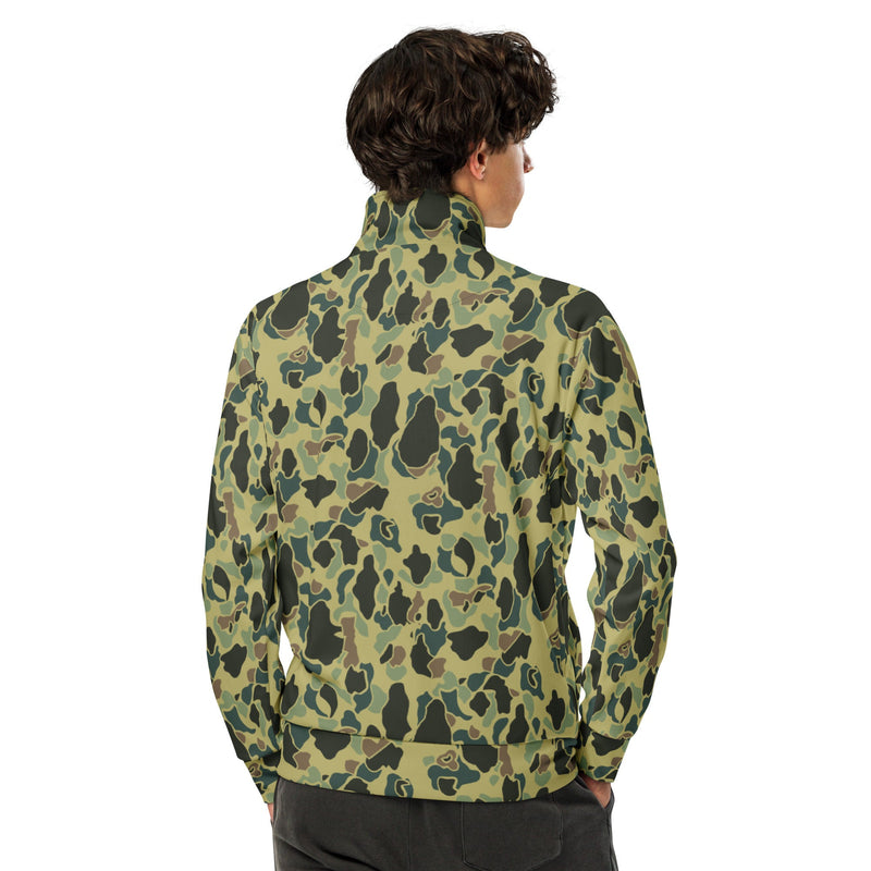 Frog Skin Olive Canopy CAMO Unisex Track Jacket