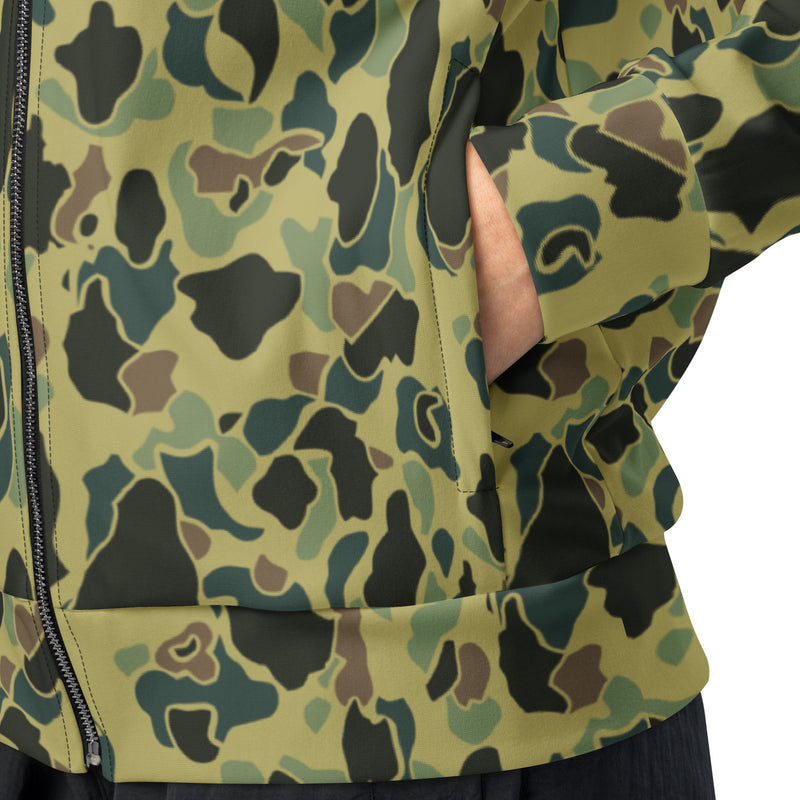 Frog Skin Olive Canopy CAMO Unisex Track Jacket