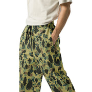 Frog Skin Olive Canopy CAMO Unisex Wide-Leg Joggers