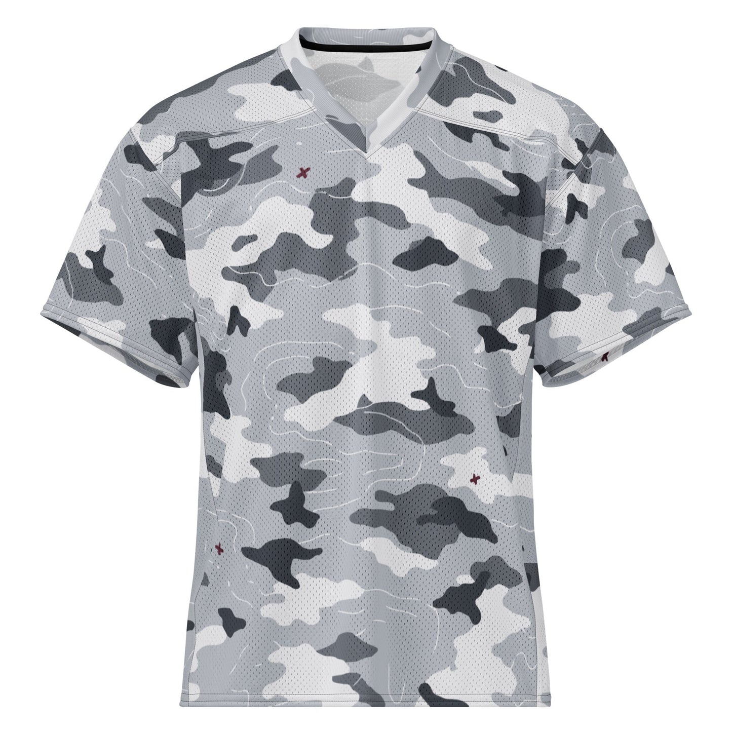 Frozen Tundra Topo CAMO Unisex American Football Jersey - 2XS