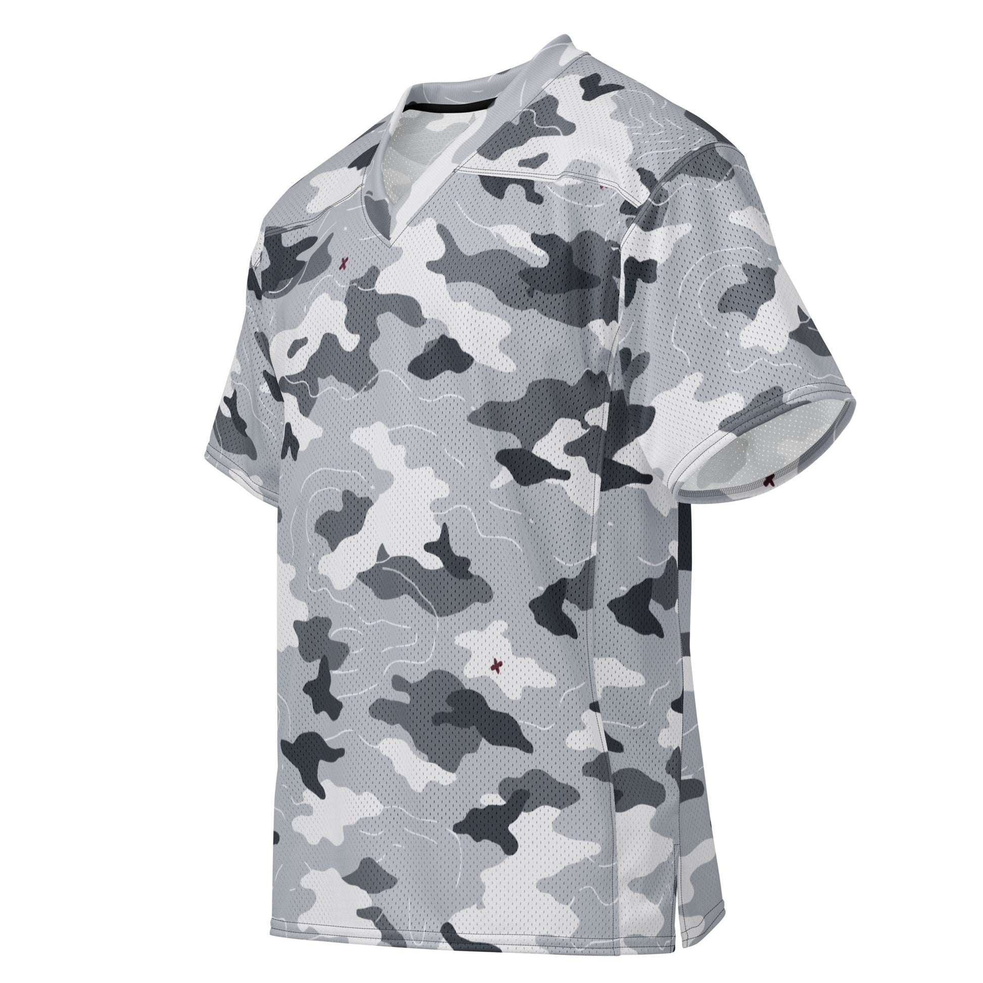 Frozen Tundra Topo CAMO Unisex American Football Jersey