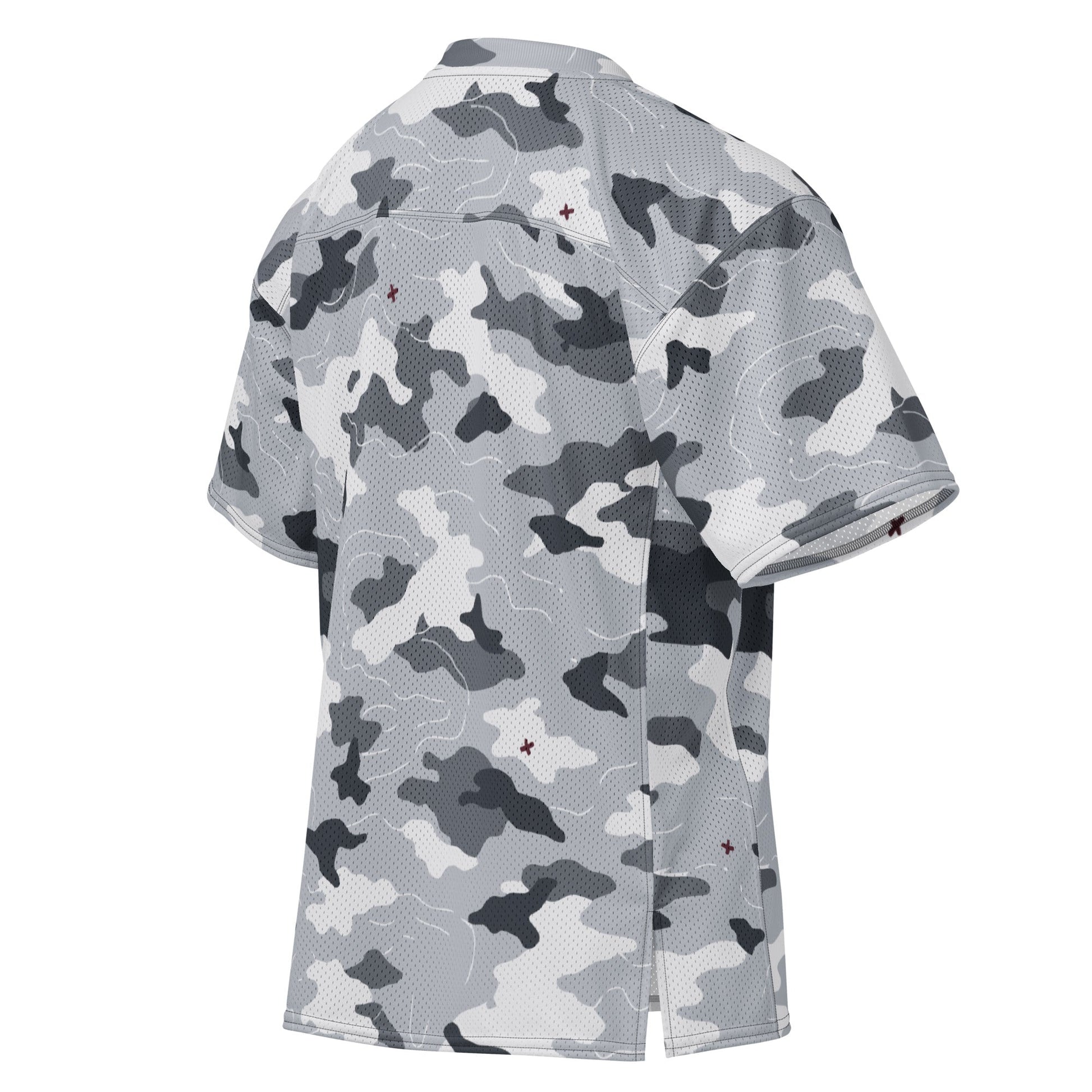 Frozen Tundra Topo CAMO Unisex American Football Jersey