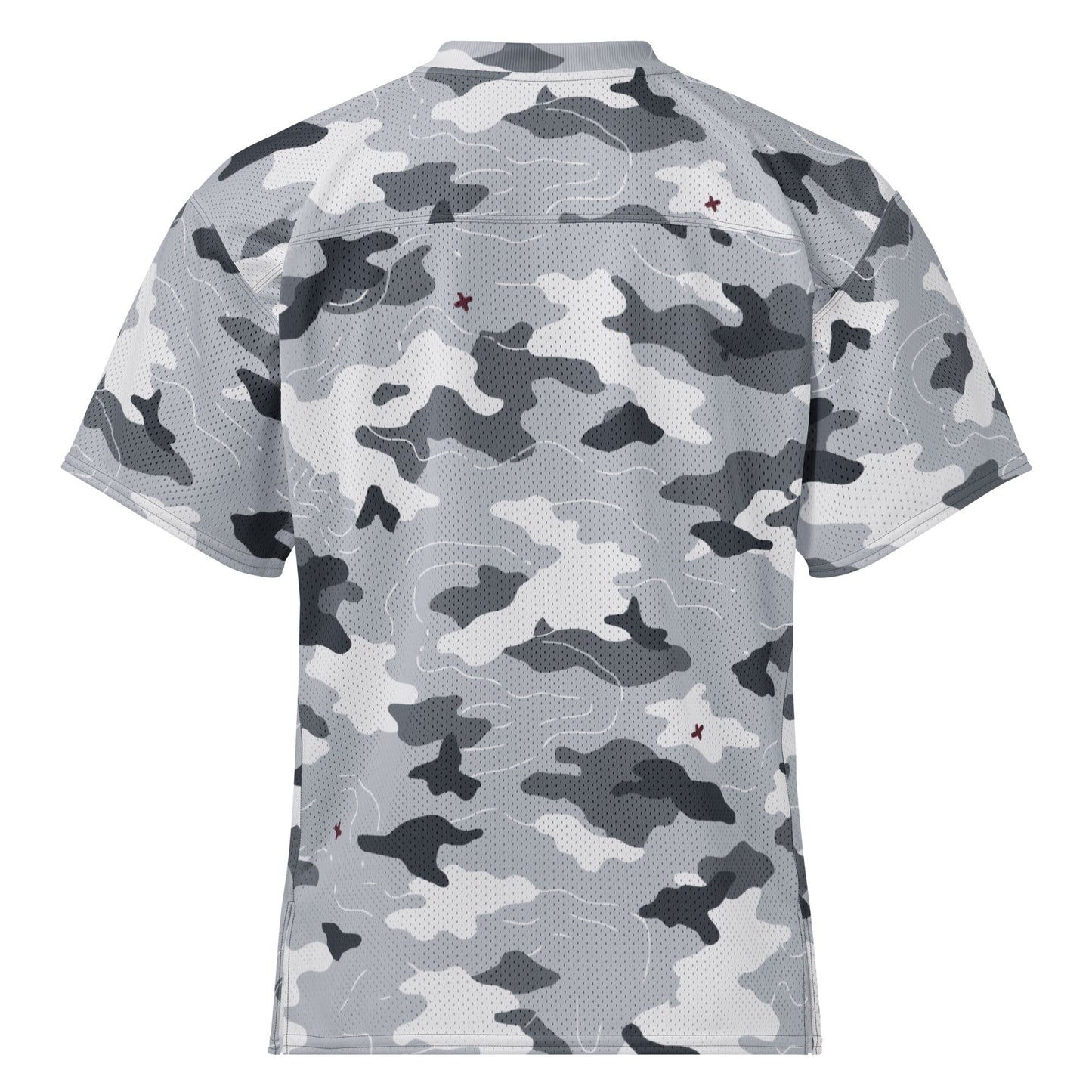 Frozen Tundra Topo CAMO Unisex American Football Jersey