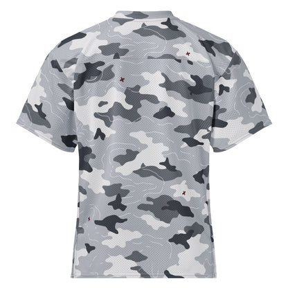Frozen Tundra Topo CAMO Unisex American Football Jersey