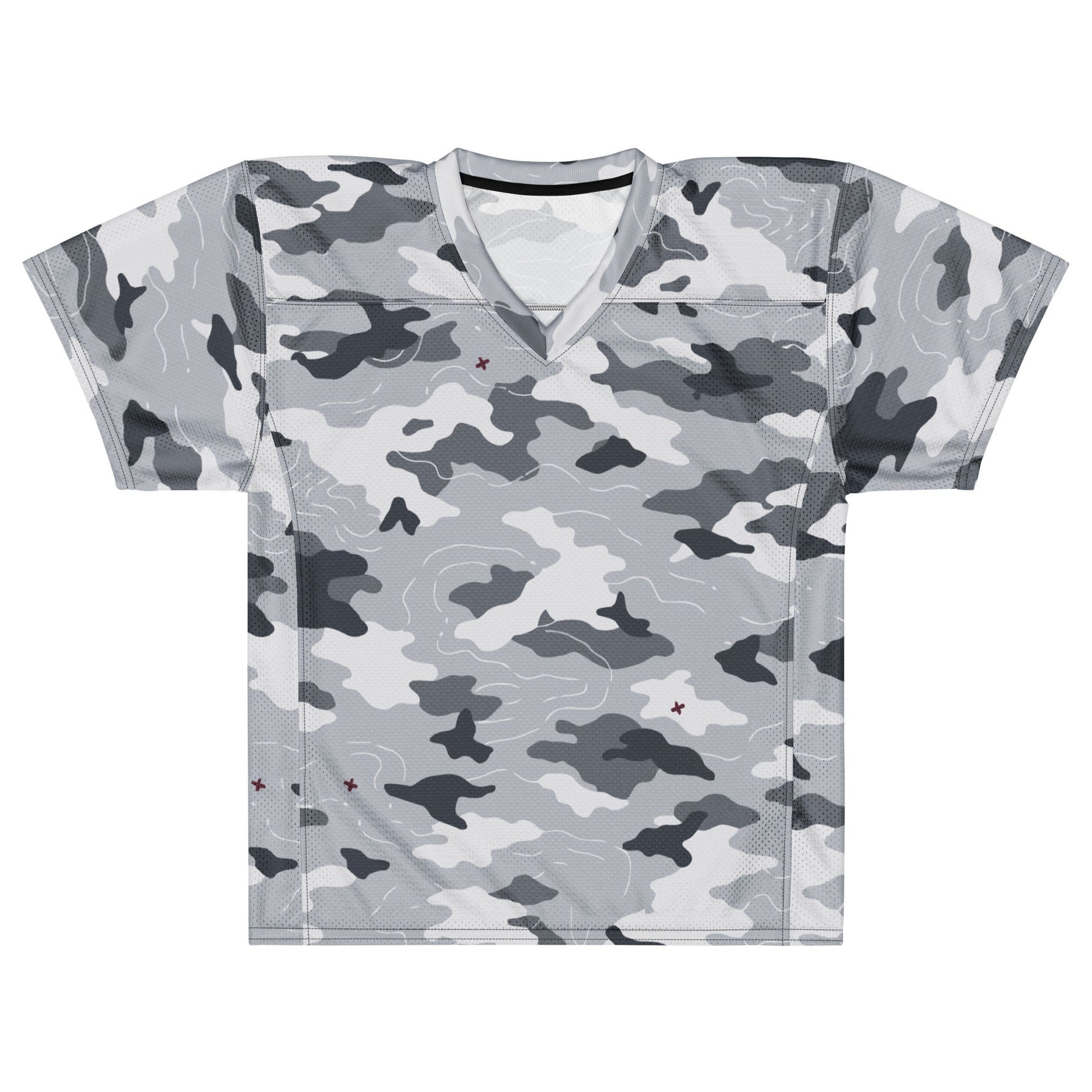 Frozen Tundra Topo CAMO Unisex American Football Jersey