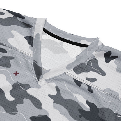 Frozen Tundra Topo CAMO Unisex American Football Jersey
