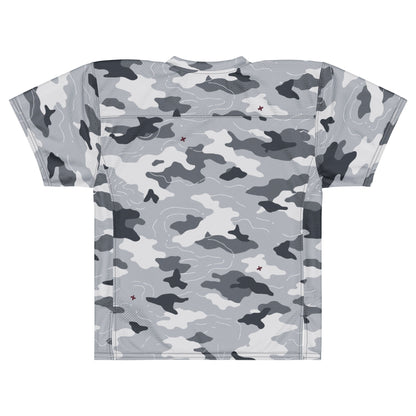 Frozen Tundra Topo CAMO Unisex American Football Jersey
