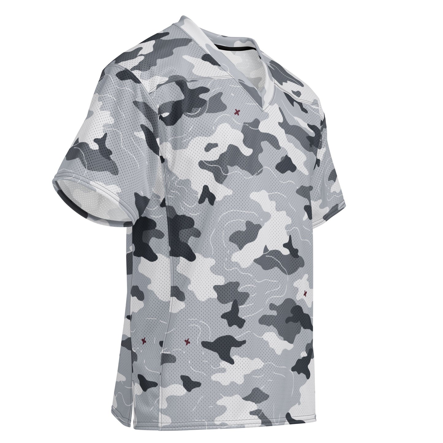 Frozen Tundra Topo CAMO Unisex American Football Jersey