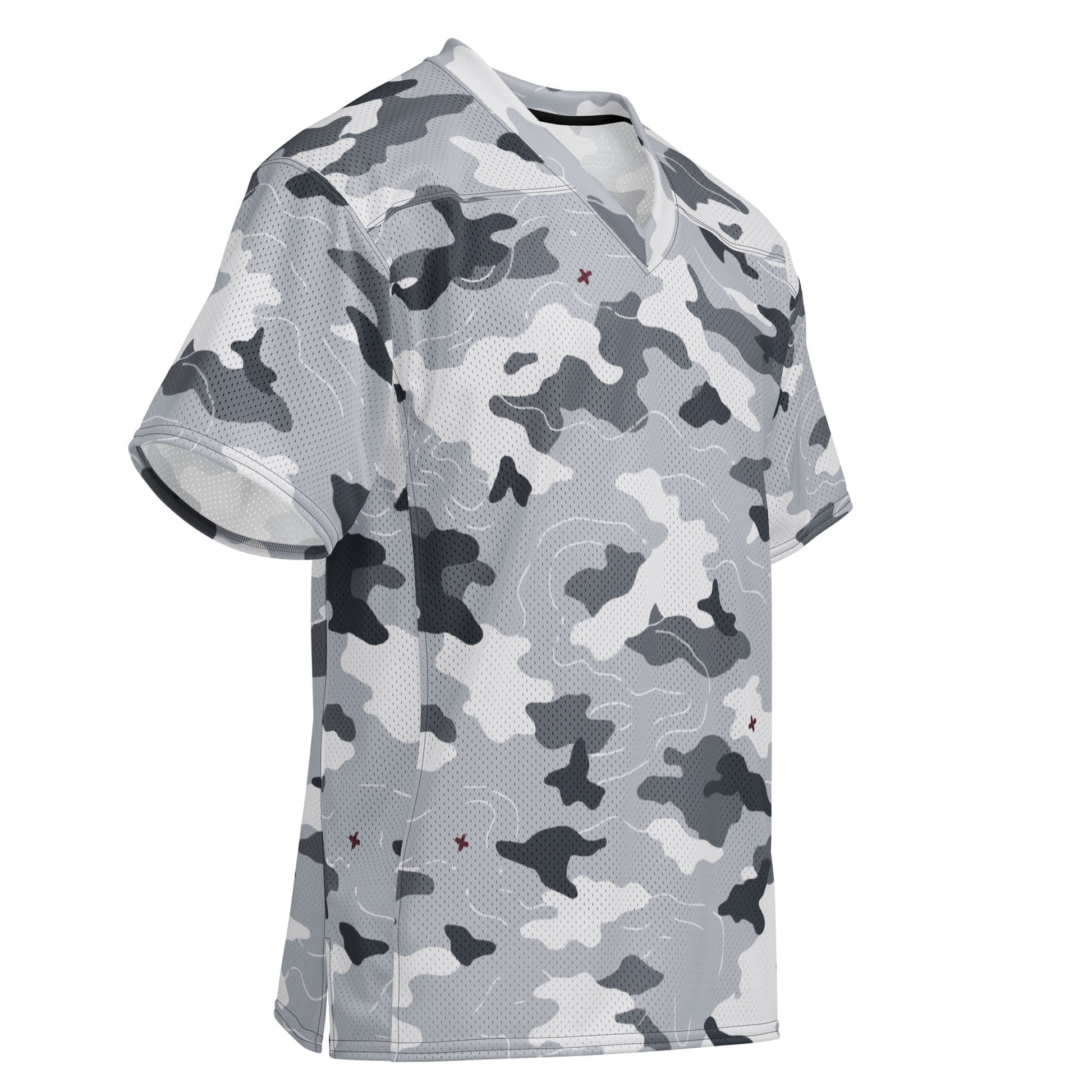 Frozen Tundra Topo CAMO Unisex American Football Jersey