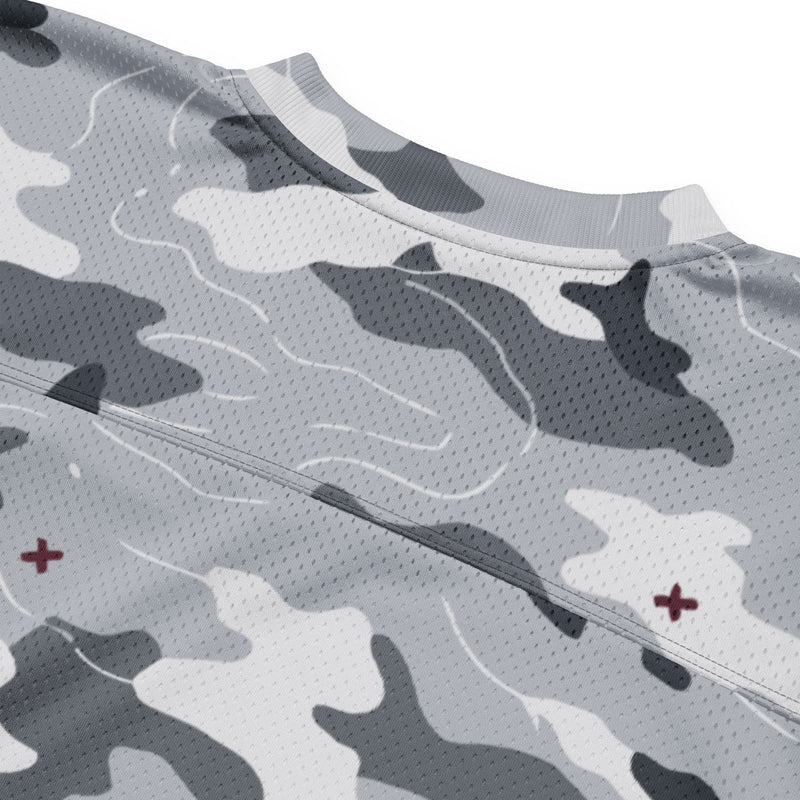 Frozen Tundra Topo CAMO Unisex American Football Jersey