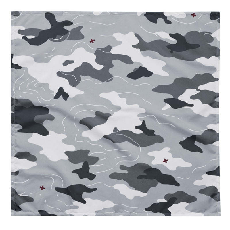 Frozen Tundra Topo CAMO Bandana - L