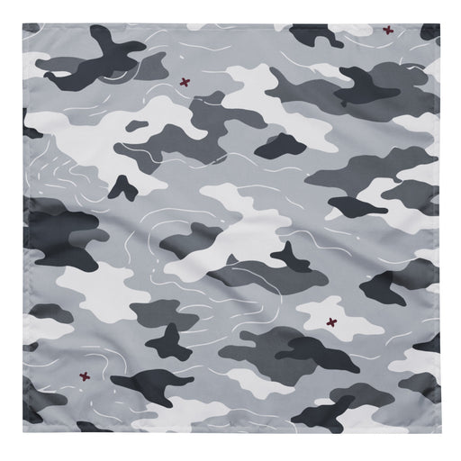 Frozen Tundra Topo CAMO Bandana - L - Head