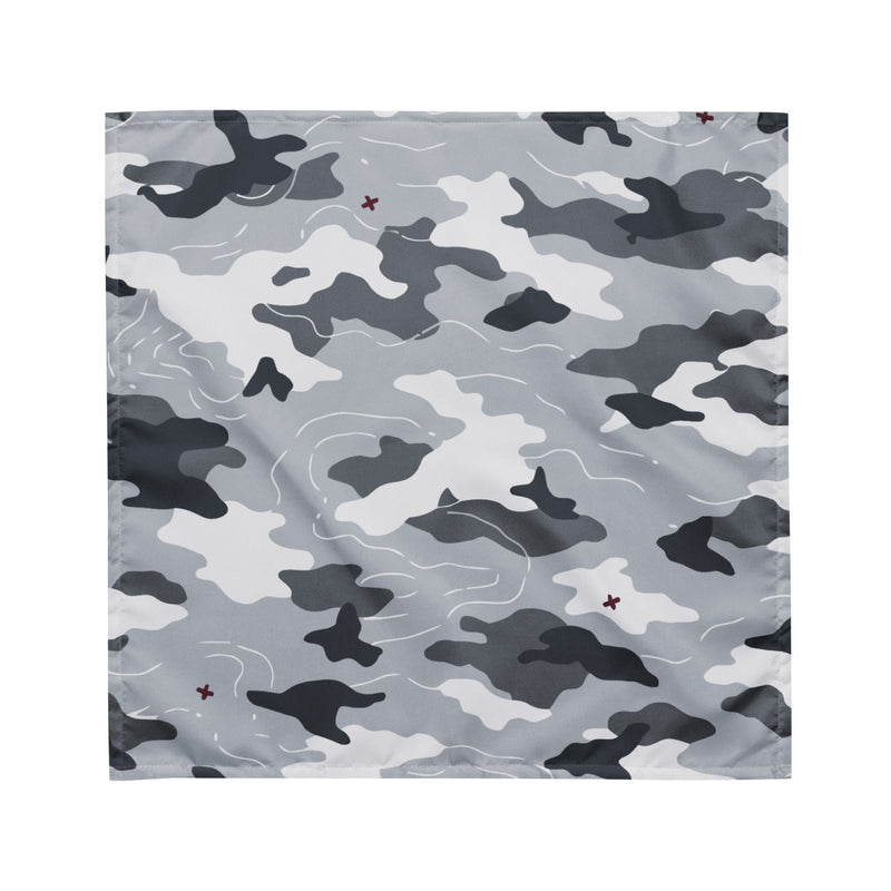 Frozen Tundra Topo CAMO Bandana - M