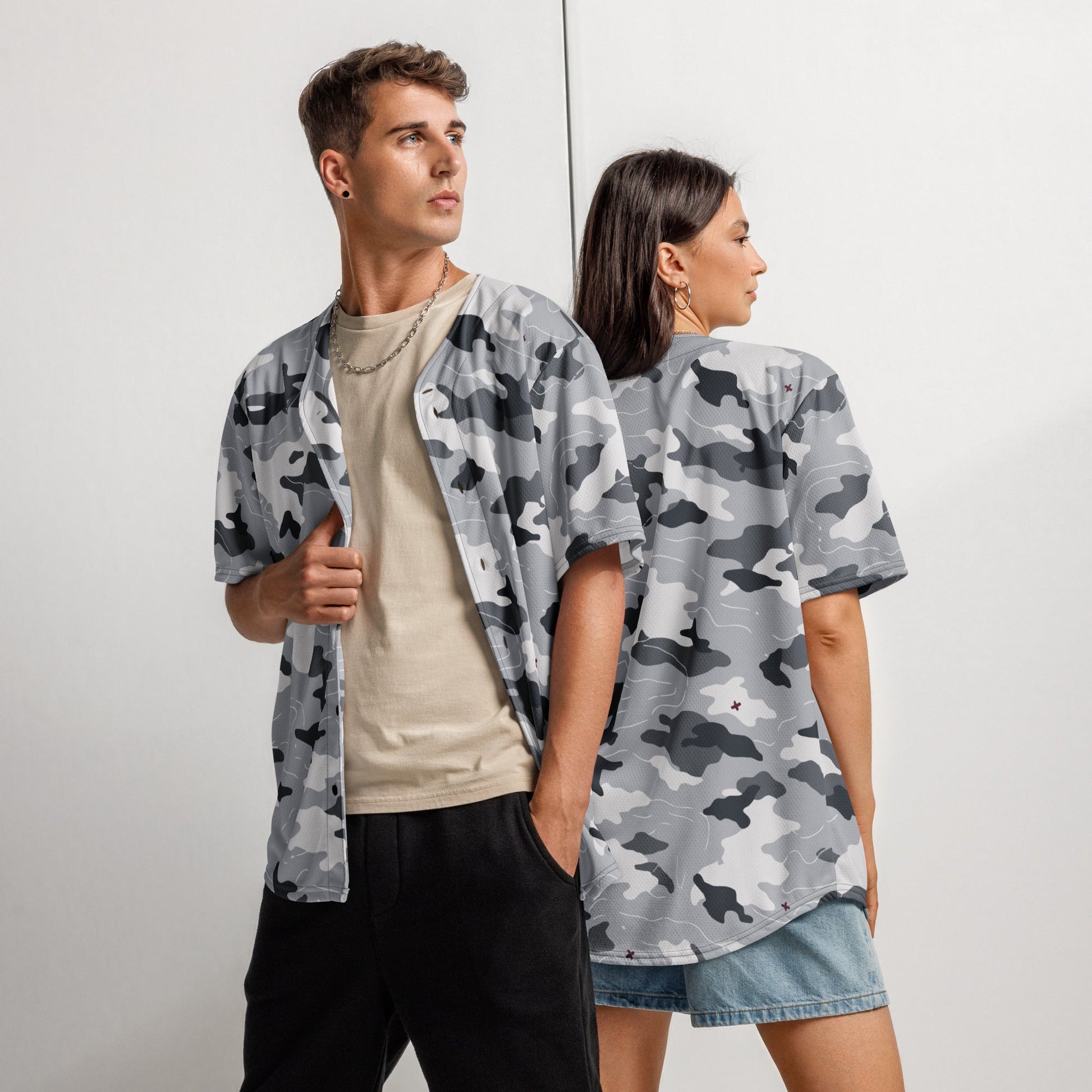 Frozen Tundra Topo CAMO baseball jersey - 2XS - Baseball Jerseys