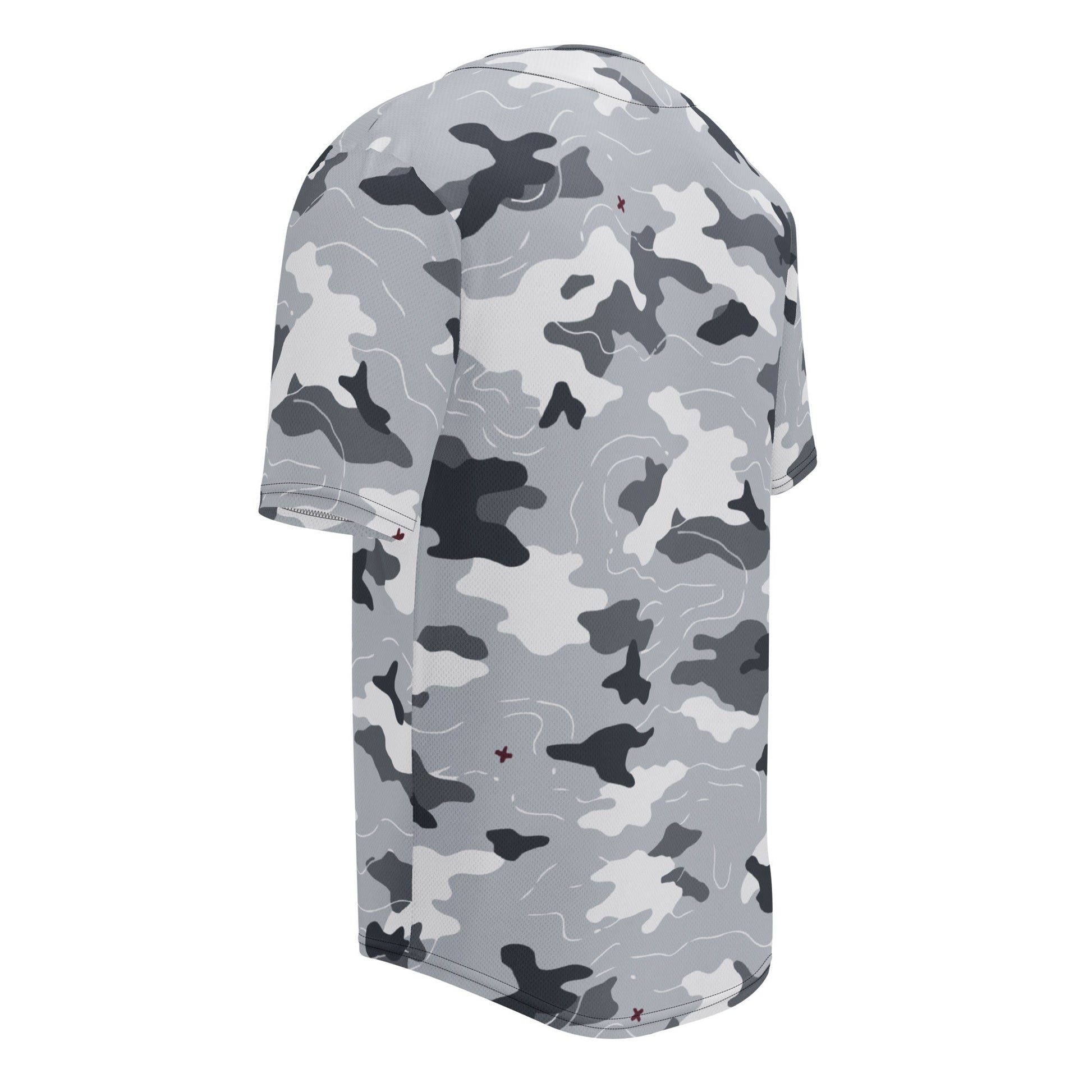 Frozen Tundra Topo CAMO baseball jersey - Baseball Jerseys