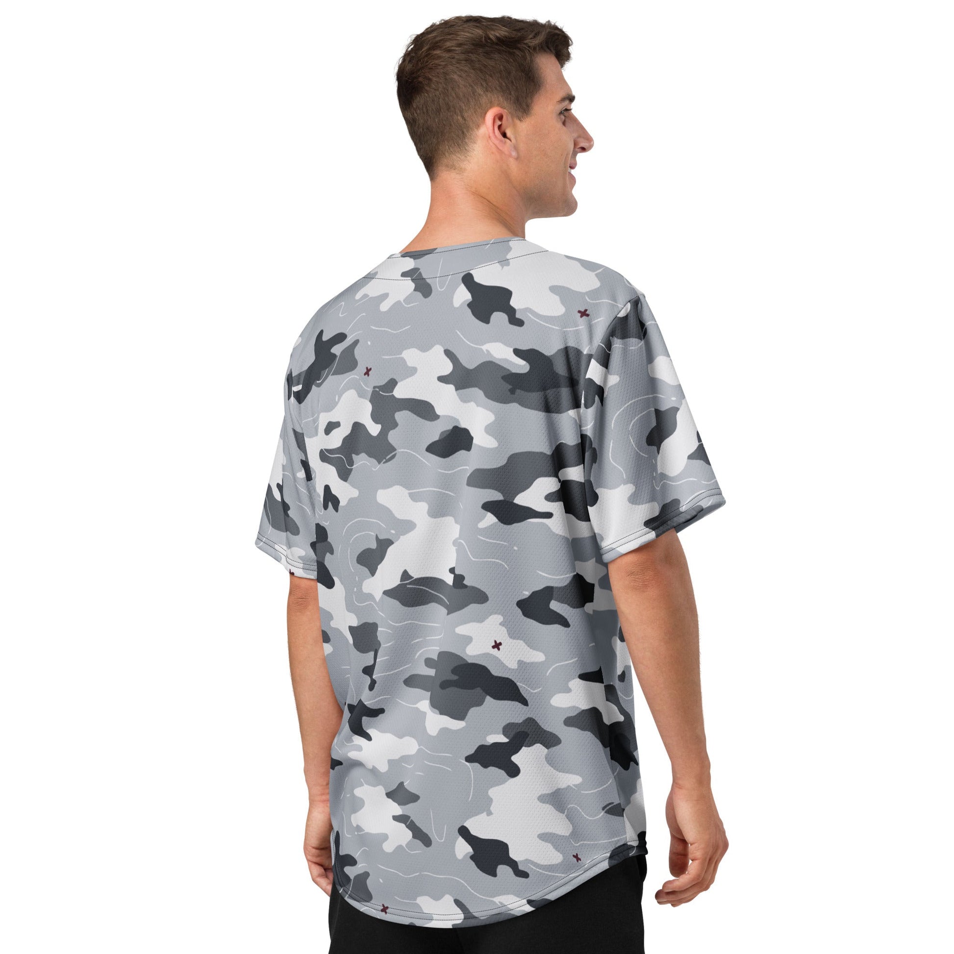 Frozen Tundra Topo CAMO baseball jersey - Baseball Jerseys